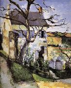 Paul Cezanne and tree house Sweden oil painting artist